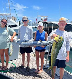 Wahoo and Mahi Mahi putting on a show! 